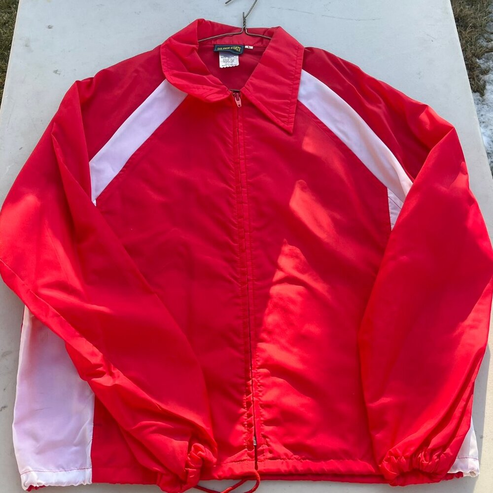 Vintage Golden State Red Windbreaker Jacket –  Ernie’s Bar